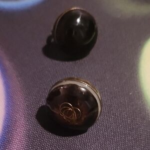 Vintage Brown and Gold Rings